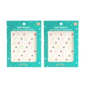 2x Oh Flossy Non-Toxic Kids Nail Stickers Art Manicure Design Under The Sea 3y+