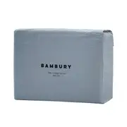 Bambury Temple Organic Sheet Set - Steel Blue