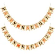 Halloween Flag Garland Couplet Festive Banner Classy Bunting