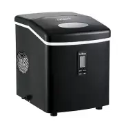 Devanti 3.2L Portable Ice Cube Maker Machine Benchtop Counter Black Basket NEW