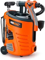 [Unimac] 740W Electric Paint Sprayer Gun with DIY Spray Station Tool 3-Way Nozzle and Telescopic Trolley