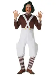 Rubies Oompa Loompa Deluxe Adult Mens Dress Up Halloween Costume Outfit