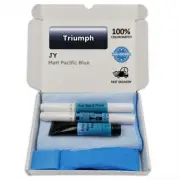JY Matt Pacific Blue Touch Up Paint for Triumph Pen Stick Scratch Chip Fix Brus