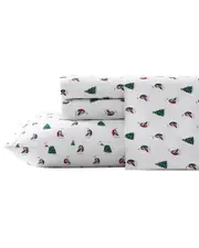 Nautica Holiday Sails Poly Flannel Sheet Set