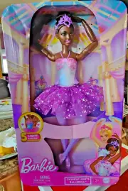 Barbie Dreamtopia Twinkle Lights Ballerina Doll, With Light-Up Feature