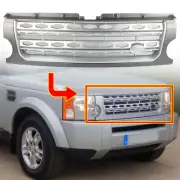 Front Grille Bumper HoneyComb Mesh Silver 2005-2009 For Land Rover Discovery LR3 (for: Land Rover)