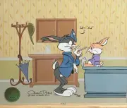 Chuck Jones Bugs Doctor SAY AH !(Diptych) Hand Signed painted LE COA
