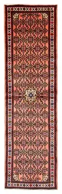 Vintage Hand-knotted Runner Rug 2'8" x 9'2" Traditional Wool Carpet