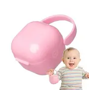 Pacifier Case, Portable Pacifier Storage Box, Outdoor Pacifier Nipple Case, Pacifier Holder Case, Pacifier Container For Travel, Travel Pacifier Case, Pacifier Storage Box For Babies, Nipple Ho, pink,