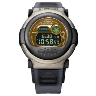 【CASIO 卡西歐】G-SHOCK 數位智慧藍芽雙錶圈設計電子錶-黑金(G-B001MVB-8 防水200米 錶圈可拆)