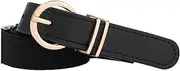 [Coubeau] Children's Elastic Belt for Boys - Stretch Belt for Children Black Belt for Boys and Girls for Age 4-14 Sports Belt for Teenagers