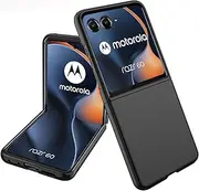 [Electro-weideworld] Case for Motorola Razr 60/Razr 50, Lightweight Anti-Scratches Hard PC Phone Case for Motorola Razr 60[Shockproof Protection], Black