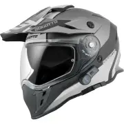 H331 BT Tour EVO Black Grey Bluetooth Enduro Helmet