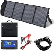 350W Foldable Solar Panel for Portable Power Stations Portable Solar Generator for Outdoor Camping Van RV Trip