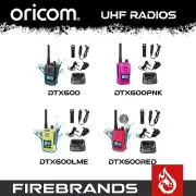 ORICOM DTX600 HANDHELD CB UHF WATERPROOF IP67 RADIO - BLACK - PINK - LIME - RED