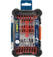 Bosch Custom Case 24-Piece 1/4-in Impact Driver Bit Set Model #SDMS24