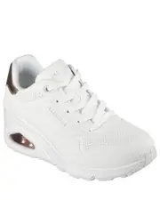 Skechers Uno Wedge - Hi Steps White