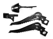 GRIVEL ALP WING & WING ICE TOOL PICKS (x2), ADZE & HAMMER
