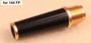New Old Stock Montblanc 144 Size Front End Section, Gold Plated Trim
