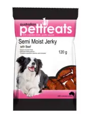 Semi Moist Jerky with Beef 120gm