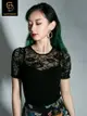 舞蹈裝 Dancebaby拉丁舞服裝女成人新款練功服跳舞蹈交誼國標摩登上衣659 夢藝家