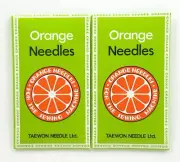 20 - BROTHER, PFAFF SEWING MACHINE NEEDLES ORANGE 15X1 #12BP