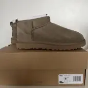 UGG CLASSIC ULTRA MINI Boots Antelope Antilope - Sizes UK 3_4_5_6_7_8