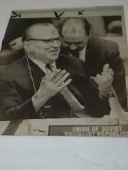Jacob Malik Russian Ambassador Original AP Photo with actualArticle on back 1968