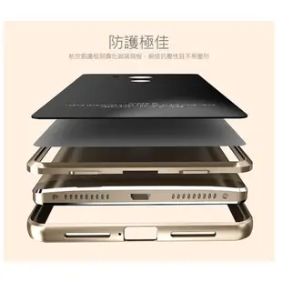 LUPHIE  HUAWEI Mate 8 金屬邊框鋼化背殼 手機殼