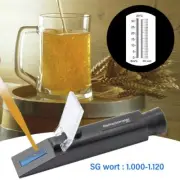 Brix Meter Hand Held Double Scale Refractometer Hydrometer 0-32% 1.000-1.120