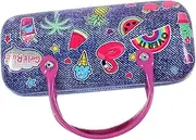 [SHERCHPRY] Universal Glasses Case Hard Shell Squeeze Eyeglasses Pouch Lightweight Double Glasses Case