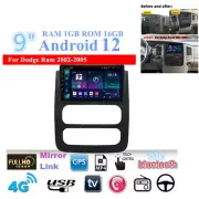 9'' Android12 1＋16GB Car Stereo Radio GPS Nav For Dodge Ram 1500 2500 3500 02-05