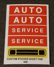 Custom Decal for 646 Replacement Sticker for 646