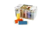 Gutermann Multipack 100% Cotton Thread, 18 x 100m Spools In Plastic Holder