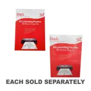 Stat Laminating Pouch 80 Micron Gloss Stylish Finish Pack of 50 High Quality