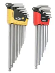 WIHA 66982 ErgoStar Ball End Hex L-Key Inch and Metric 22-Piece
