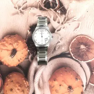 【ORIENT 東方錶】官方授權T2 白鑽面時尚 石英男腕錶-錶徑-36mm(C371F18S)