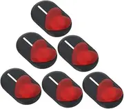 FUNNETOYU 6pc Heart Pattern Laptop Camera Cover Slide Privacy for Cell Phone Tablet Notebook