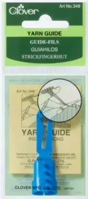 Clover Yarn guide, knitting guide, thimble, colourwork tool, small