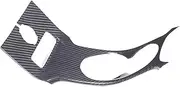 Dry Carbon Fiber Car Center Console Storage Cover Trim Decorative Cover Kit Compatible with McLaren GT 2019-2022