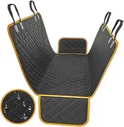 Car Seat Covers Scratch Proof Nonslip Soft Dog Hammock for CarTruck Back Seat Extender for Dogs Dog Car Seat Cover car seat Protector(Orange)