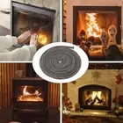 Secure Seal Black Gasket Cord Easy Installation Flexible Construction Fireplace