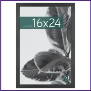 MCS Studio Gallery 16x24 Poster Frame Black Woodgrain Vertical & Horizontal Wall