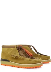 Moncler Genius 2 Moncler 1952 X Clarks Wallabee Suede Desert Boots - Tan - 11 11