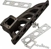 Xuanqingyi Store Exhaust Manifold M50 / M52 T3 T4 Turbo Manifold Compatible with BMW E36 92-99