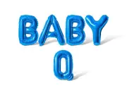 BABY Q Letter Balloon Banner - Baby Shower Party Supply BBQ Theme Decorations