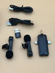 Wireless Lavalier Microphone - MK-06 - Plug and Play with Transmitter - NEW