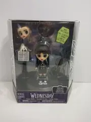 Wednesday Addams Doll Deluxe Figure 9 Pieces Just Play Halloween Macabre New