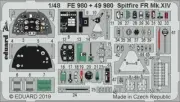 Eduard 49980 1/48 Spitfire FR Mk XIV for Airfix (Painted)