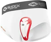 [Shock Doctor] Boys Core Brief with Bio-Flex Cup, White